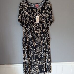 Johnny Was The Janie Favorite Side-Tie Knit Midi-Dress PXL